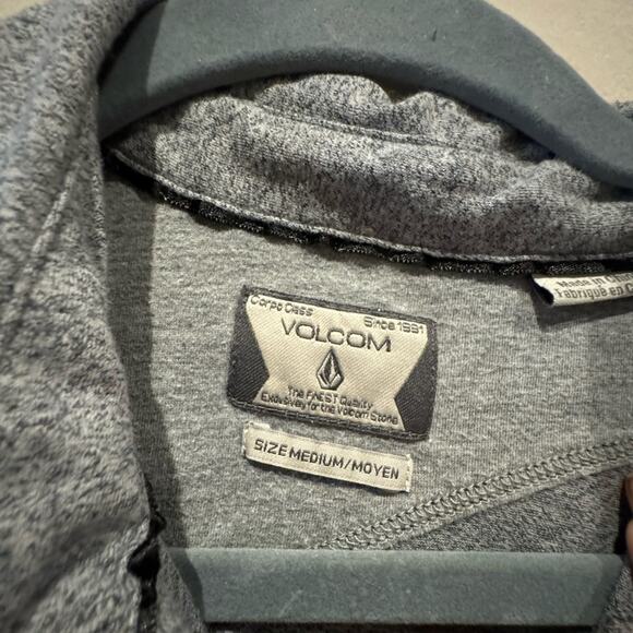 Volcom Slim Fit Gray Polo size medium - Picture 4 of 6